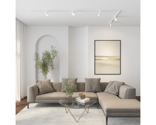 DK6401-WH Трековый светильник IP 20, 5 Вт, LED 3000, белый, алюминий