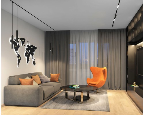 DK8008-BK Подвесной светильник SMART SPOT 9W DIM 2700K-6000K черный