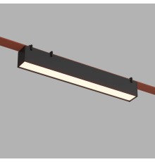 DK5575-BK Cветильник для трека-ремня Belty, серия Linear, со светодиодом, L323*W40*H45мм, 48V DC, 12W, RA90, 120°, 3000K, IP20, черный, алюминий