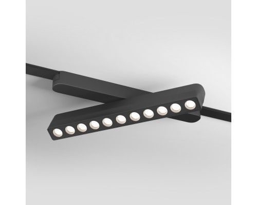 DK5338-BK Светильник для трека Air, серия Grill 4000 со светодиодом, L230*W26*H60мм, 48V DC, 12W, RA?90, 36°, 4000K, IP20, черный, алюминий