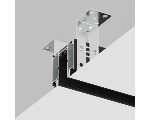 TR2014-BK Профиль-трек SLOTT for DENKIRS SMART, для натяжных потолков, 2 м, алюминий, черный