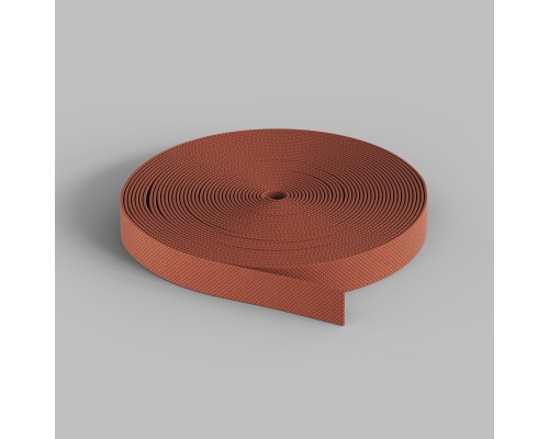 TR5502-BR Гибкий трек-ремень Belty, серия Base, 20м, 48V DC, IP20, коричневый, ткань, медь