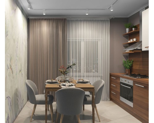 TR1002-WH/1 Шинопровод однофазный, 2 м (трек 1922 мм + подвод питания 74 мм + заглушка 4 мм), белый, заглушка и подвод питания в комплекте