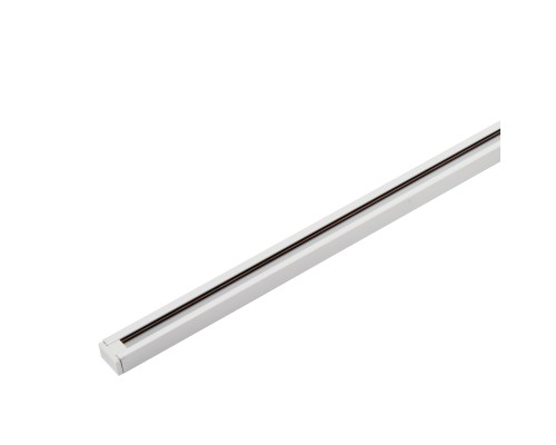 TR1001-WH/1 Шинопровод однофазный, 1 м (трек 922 мм + подвод питания 74 мм + заглушка 4 мм), белый, заглушка и подвод питания в комплекте