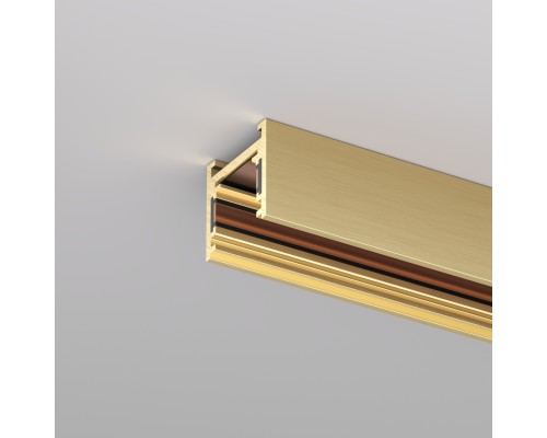 TR5715-SB Трек SHINE BASE, 1.5м, 48V DC, IP20, сатинированная латунь, алюминий