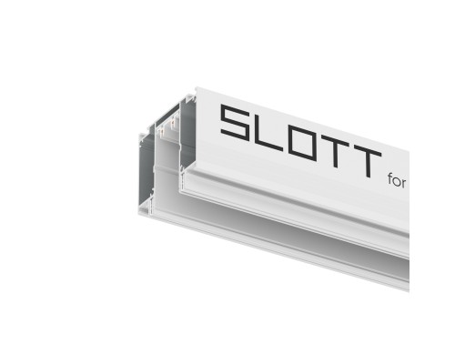 TR2014-WH Профиль-трек SLOTT for DENKIRS SMART, для натяжных потолков, 2 м, алюминий, белый