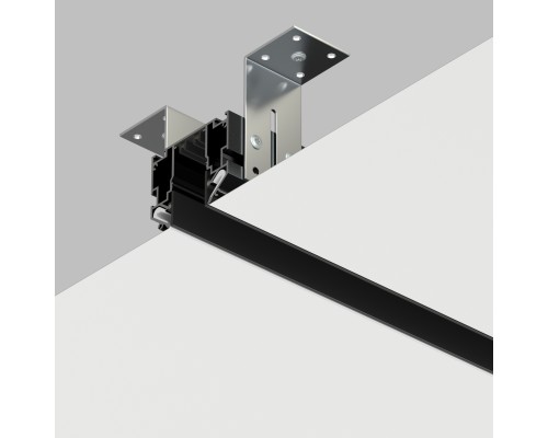 TR2023-BK Профиль-трек SMART ONE, для натяжных потолков, 3 м, алюминий, черный