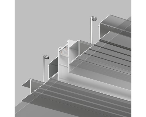 TR2013-WH  Встраиваемый шинопровод SMART 3м под ГКЛ, белый