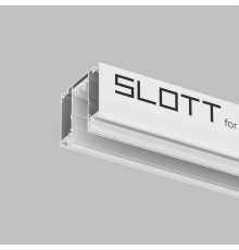 TR2014-WH Профиль-трек SLOTT for DENKIRS SMART, для натяжных потолков, 2 м, алюминий, белый