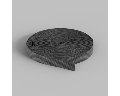 TR5502-DG Гибкий трек-ремень Belty, серия Base, 20м, 48V DC, IP20, тёмно-серый, ткань, медь