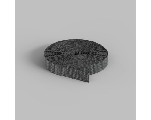 TR5501-DG Гибкий трек-ремень Belty, серия Base, 10м, 48V DC, IP20, тёмно-серый, ткань, медь