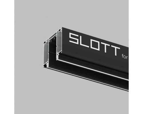 TR2014-BK Профиль-трек SLOTT for DENKIRS SMART, для натяжных потолков, 2 м, алюминий, черный