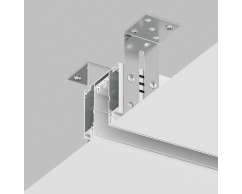 TR2014-WH Профиль-трек SLOTT for DENKIRS SMART, для натяжных потолков, 2 м, алюминий, белый
