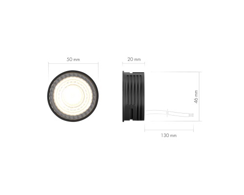 DK3000-7W-BK Светодиодный модуль черный керамический корпус