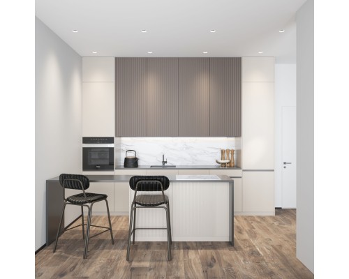 DK2085-BK Фиксирующее кольцо для светильников серии INVIZ DK2080-WH, DK2081-WH, черное, ABS-пластик