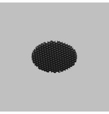 DK1500-BK Антибликовая решетка MR16, D50xH2mm, черная, алюминий