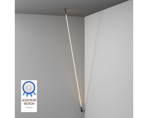 DK7505-BK Cветильник-трос в оплетке FLEX со светодиодом 5м 24V DC 86W 360° 3000К IP20 черный Цветопередача: >90, Световой поток: 3850Лм