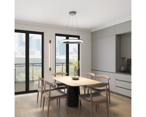 Светильник настенный TRIXRAY, 9Вт, 1200?мм, 3000К, алюминий, черный