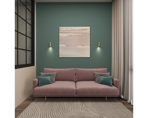 DK5021-SG Настенный светильник, IP20, до 15 Вт, LED, GU10, матовое золото, алюминий