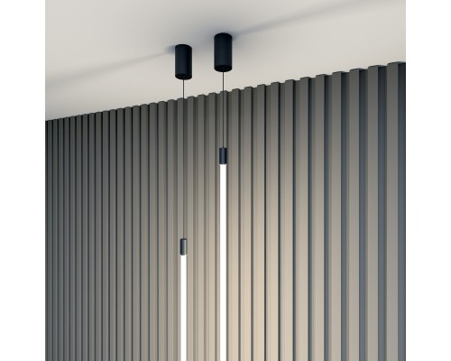 DK7506-BK Подвесной светильник-трос в оплетке FLEX со светодиодом 24V DC 31W 360° 3000К IP20 черный, Цветопередача: >90, Световой поток: 770Лм