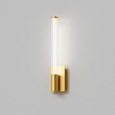 Светильник настенный AURA, 9 Вт, 3000К, 105?73x400 мм, алюминий+стекло, бронза