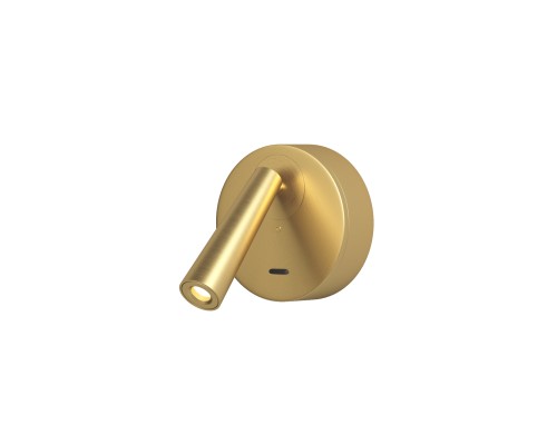 DK5072-SB Бра SHINE WALL со светодиодом, D104*H68, IP20, 3000К, 3W, RA?90, сатинированная латунь, алюминий