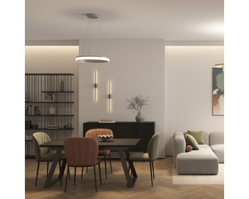 Светильник настенный TRIXRAY, 6.5Вт, 780?мм, 3000К, алюминий, черный