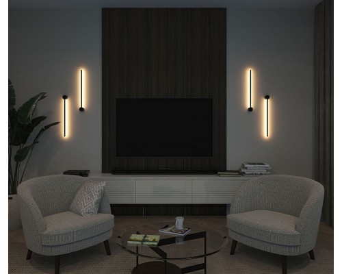 DK5010-BK Бра 600 мм, 3000К, IP20, 5 Вт, черный, алюминий