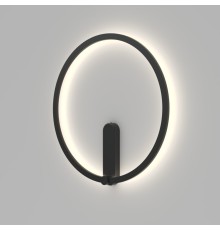 DK5035-BK Бра ROUND со светодиодом, IP20, 24W, 3000/4000/6500K, черный, алюминий