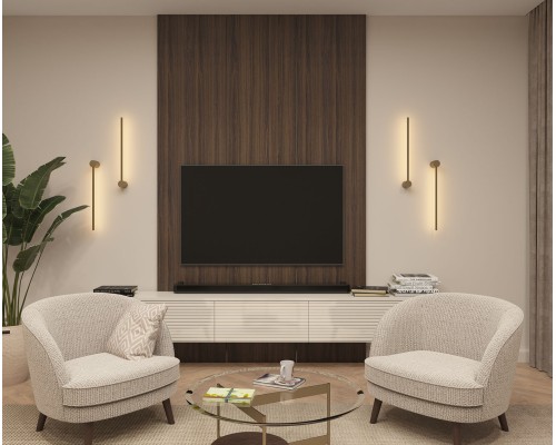 DK5010-SG Бра 600 мм, 3000К, IP20, 5 Вт, матовое золото