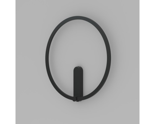 DK5035-BK Бра ROUND со светодиодом, IP20, 24W, 3000/4000/6500K, черный, алюминий