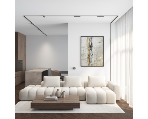 DK5072-DN Бра SHINE WALL со светодиодом, D104*H68, IP20, 3000К, 3W, RA?90, темный никель, алюминий