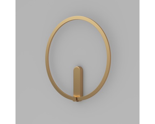 DK5035-SG Бра ROUND со светодиодом, IP20, 24W, 3000/4000/6500K, матовое золото, алюминий