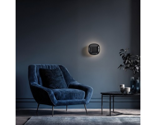 Светильник настенный GLOSSA, 9 Вт, 3000K, 212?164?69 мм, алюминий, хром