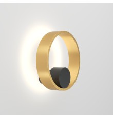 DK5060-BK+SG Бра ORBIT, IP20, 3000К, LED, 10 Вт, черный + сатинированное золото, алюминий