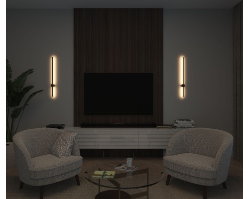 DK5012-SG Бра 800 мм, 3000К, IP20,7 Вт, матовое золото