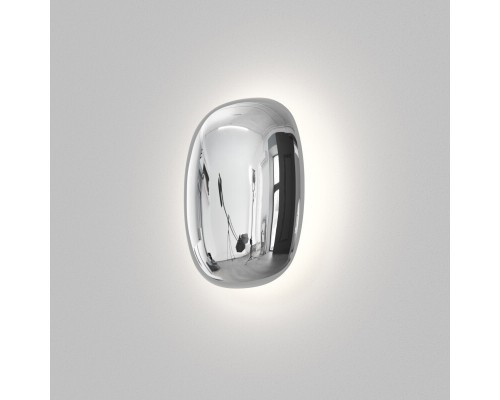 Светильник настенный GLOSSA, 9 Вт, 3000K, 212?164?69 мм, алюминий, хром