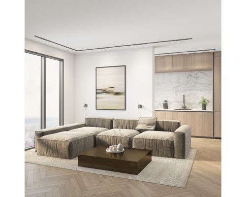 DK5072-DN Бра SHINE WALL со светодиодом, D104*H68, IP20, 3000К, 3W, RA?90, темный никель, алюминий