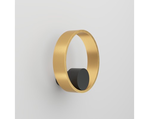 DK5060-BK+SG Бра ORBIT, IP20, 3000К, LED, 10 Вт, черный + сатинированное золото, алюминий