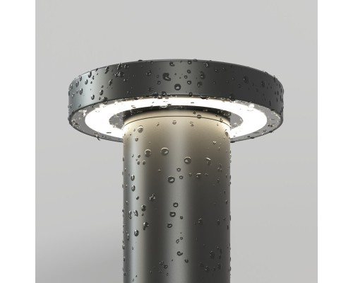 DK9708-BK Ландшафтный светодиодный уличный светильник DRAMEN, IP65, 15 Вт, 3000К, черный, алюминий