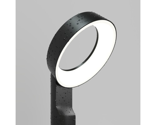 DK9718-BK Ландшафтный светодиодный уличный светильник SANVIK, IP65, 12 Вт, 3000К, черный, алюминий