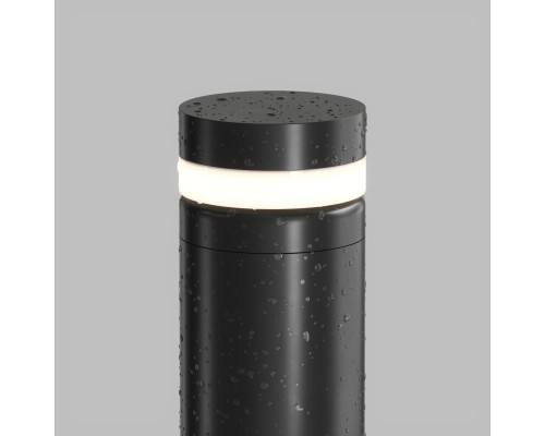 DK9816-BK Ландшафтный уличный светодиодный светильник VEGA, IP65, 12 Вт, 3000K, черный, алюминий