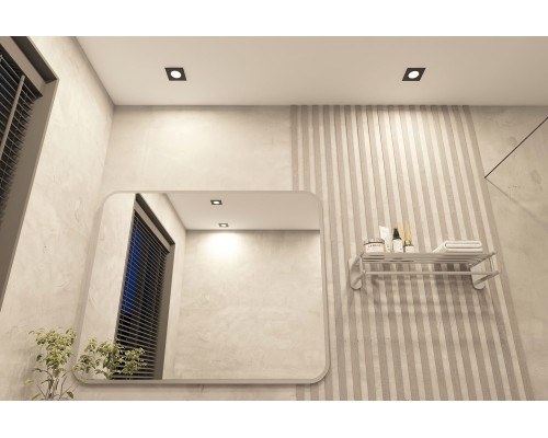 DK3102-BK Встраиваемый влагозащищенный светильник, IP65, до 10 Вт, LED, GU5,3, черный