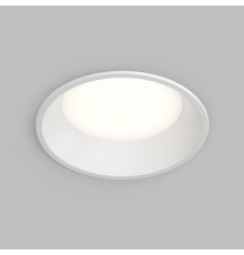 Встраиваемый влагозащищенный светильник TRIM, 24 Вт LED 3000-4000-6500K, IP44, алюминий, акрил