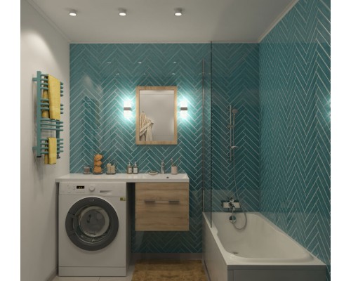 DK2403-WH Встраиваемый светильник влагозащ., IP 44, 15 Вт, GU10, белый, алюминий