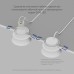 DK2403-WH Встраиваемый светильник влагозащ., IP 44, 15 Вт, GU10, белый, алюминий
