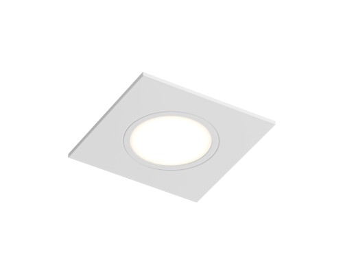 DK3102-WH Встраиваемый влагозащищенный светильник, IP65, до 10 Вт, LED, GU5,3, белый