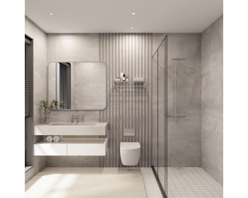 Встраиваемый влагозащищенный светильник KIBEK, IP65, 15 Вт, GU5.3, LED, белый, пластик