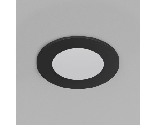 DK3101-BK Встраиваемый влагозащищенный светильник, IP65, до 10 Вт, LED, GU5,3, черный