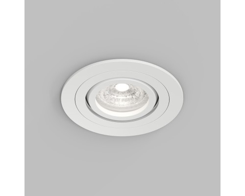 DK2110-WH Встраиваемый влагозащищённый светильник HYDRO, IP44, до 15 Вт LED, GU10, алюминий, белый